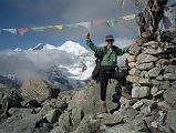 15 3 Jerome Ryan On Langma La With Lhotse And Everest East Faces